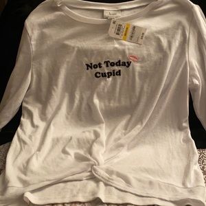 Long sleeve white shirt